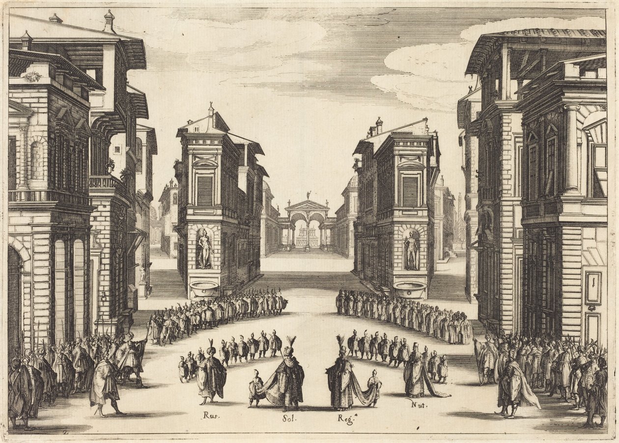 Il Solimano, Akt II von Jacques Callot