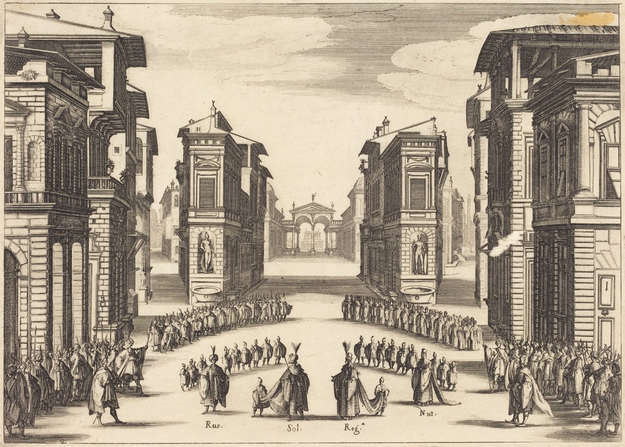 Il Solimano, II. Akt von Jacques Callot