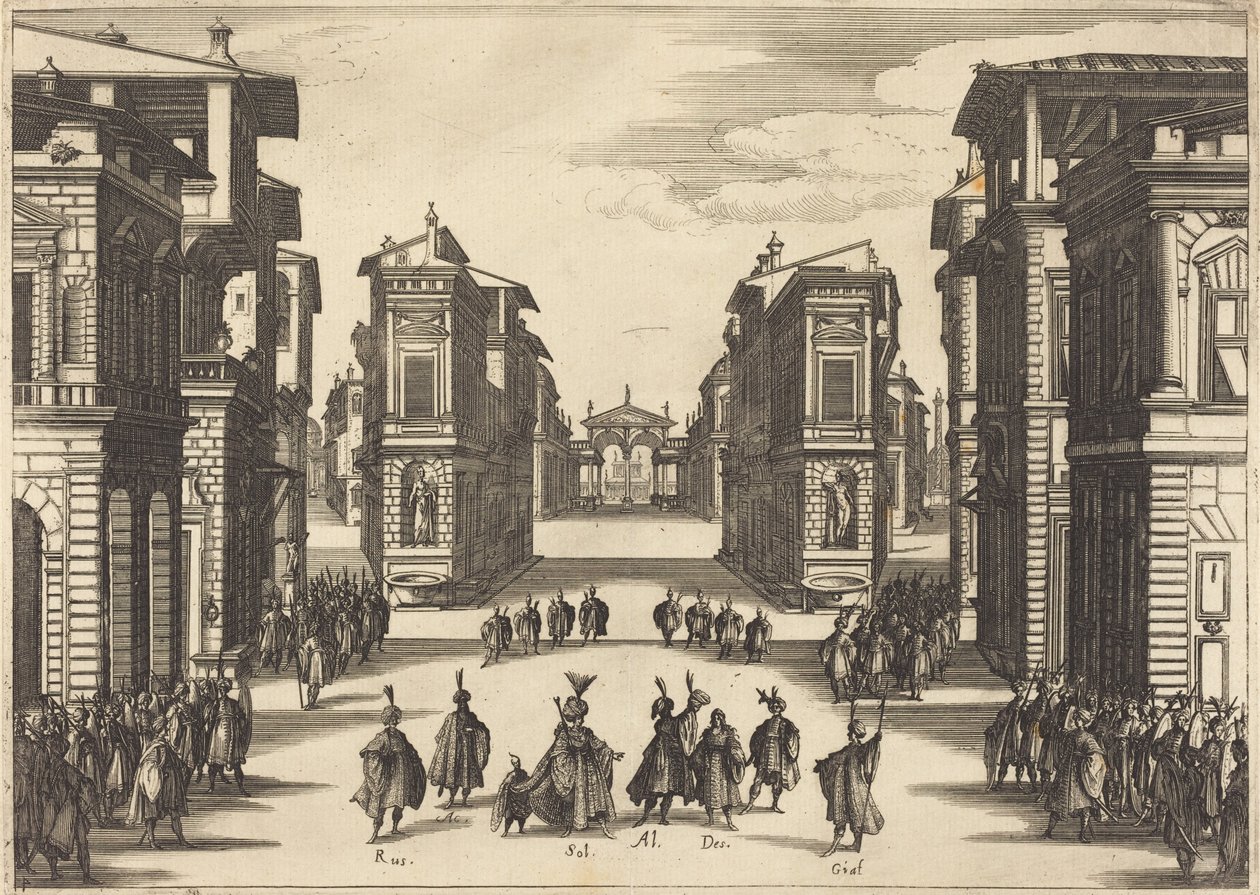 Il Solimano, 4. Akt von Jacques Callot