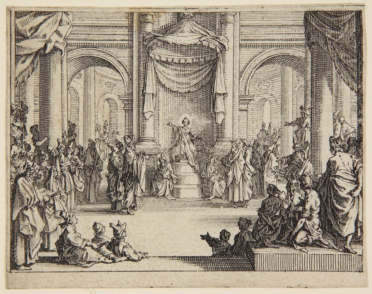 Jesuskind unter den Doktoren von Jacques Callot