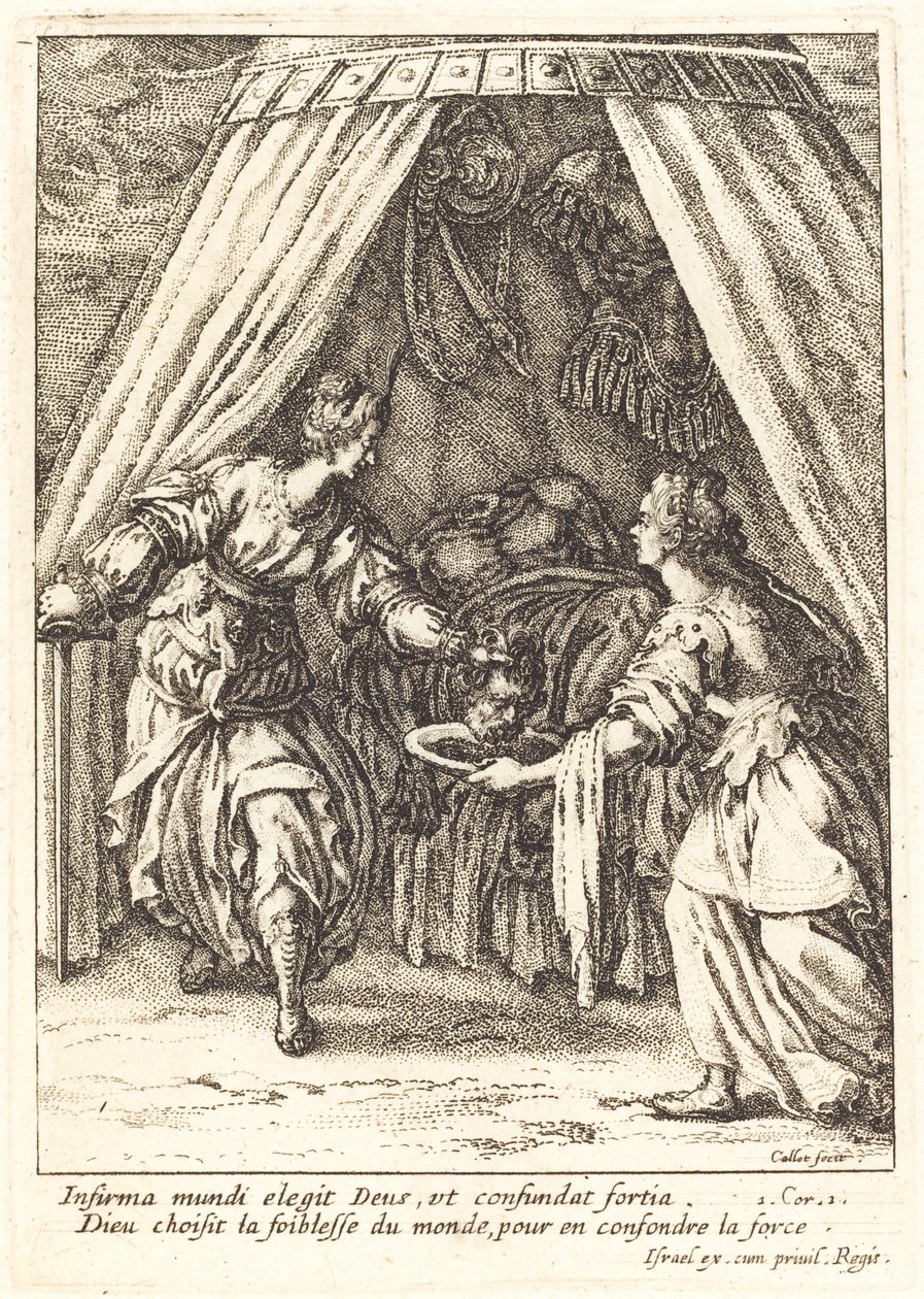 Judith mit dem Kopf des Holofernes von Jacques Callot