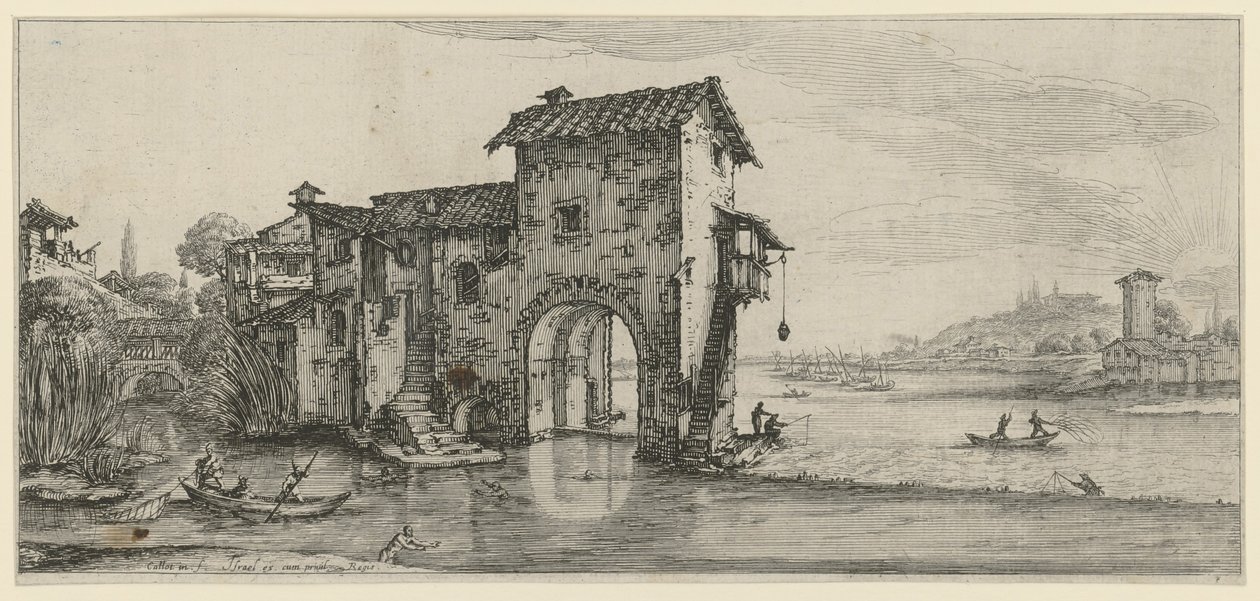 Kleiner Hafen von Jacques Callot