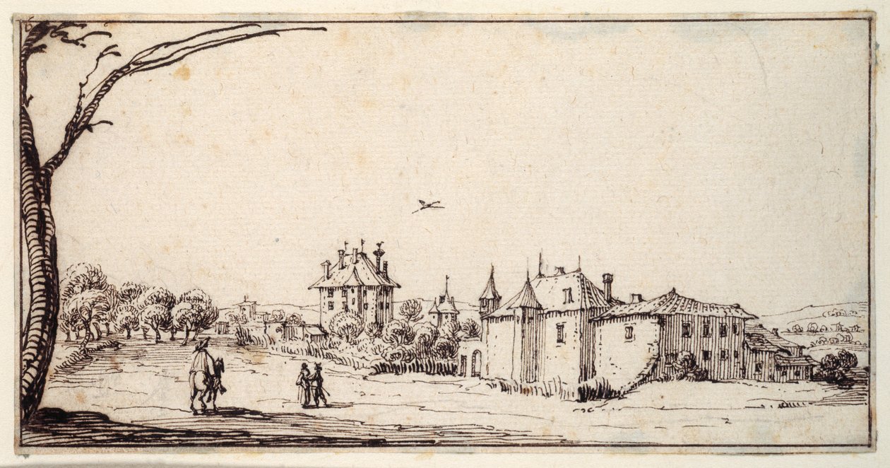 La Vieille et la Neuve Malgrange von Jacques Callot