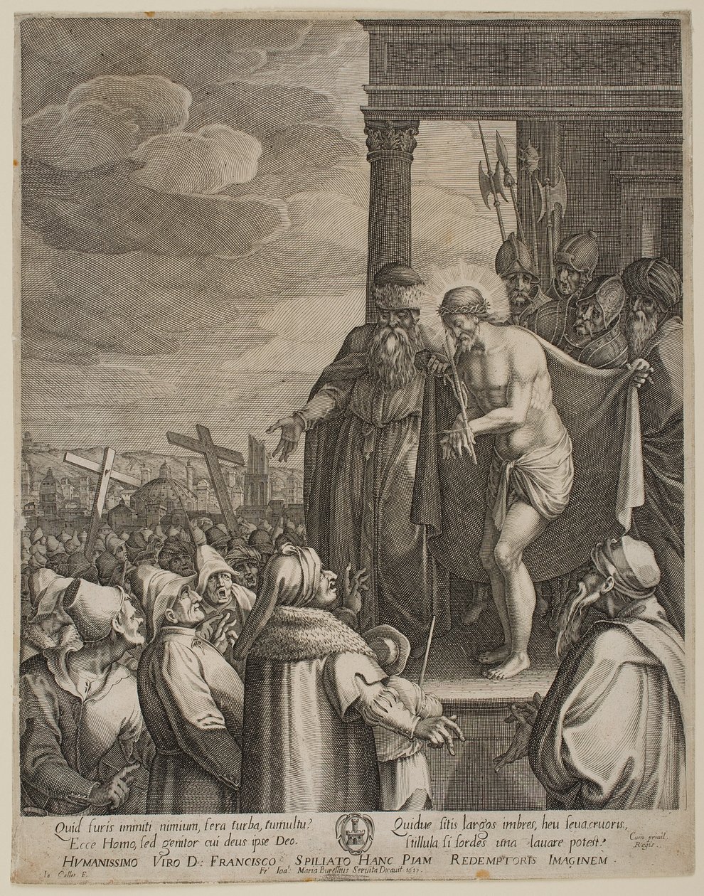 Großes Ecce Homo von Jacques Callot