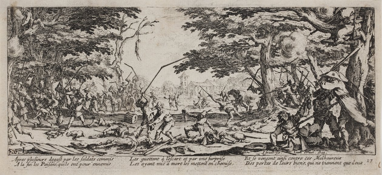 Les Misères et les Malheurs de la Guerre (Blatt 17) von Jacques Callot