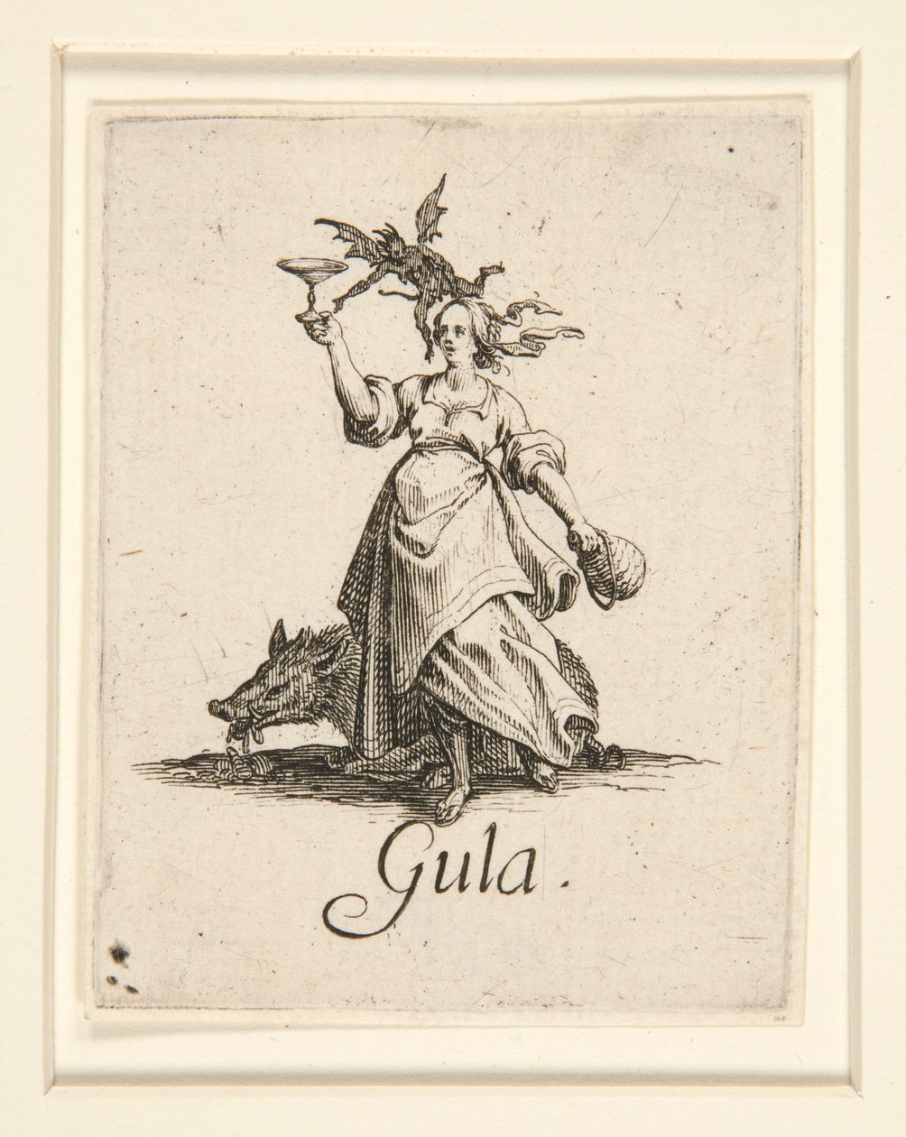 Die sieben Todsünden: Völlerei von Jacques Callot