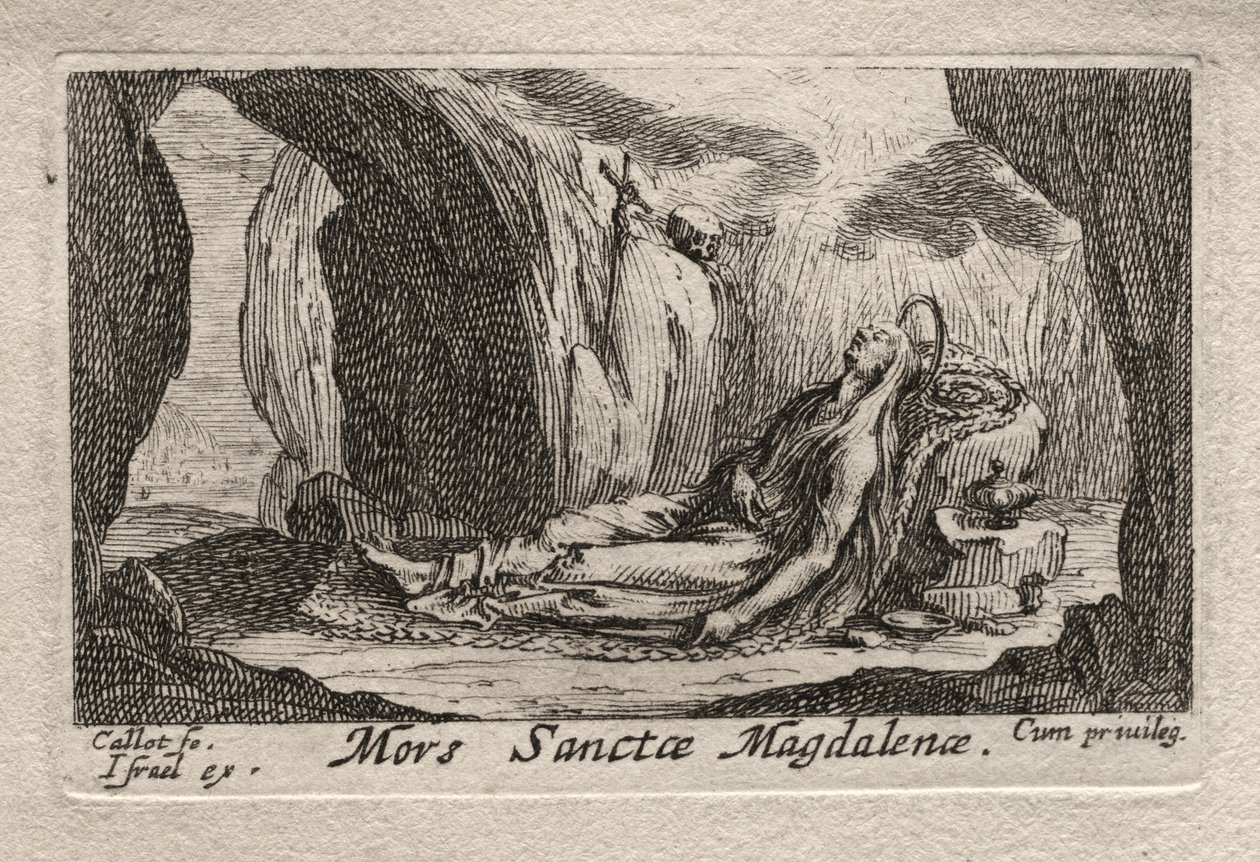 Die Büßer: Tod der Heiligen Magdalena von Jacques Callot