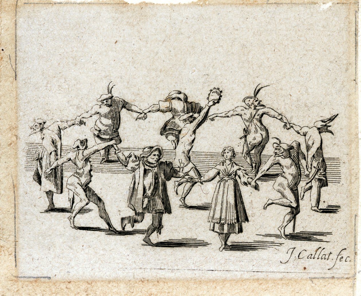 Bauerntanz von Jacques Callot