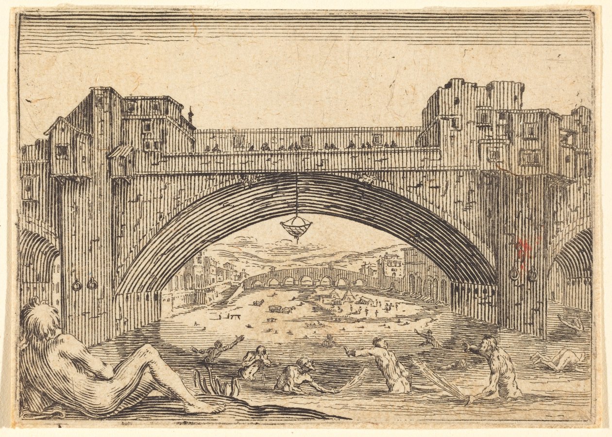 Ponte Vecchio, Florenz von Jacques Callot