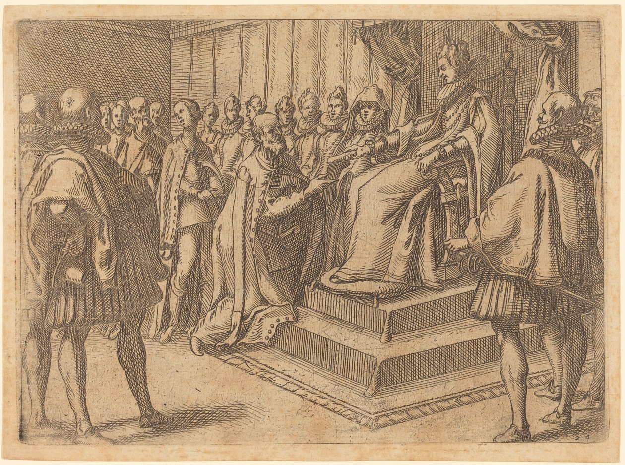 Empfang des Gesandten von Polen von Jacques Callot