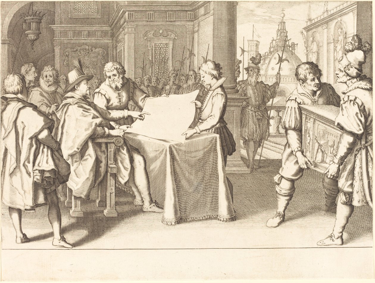 Restaurierung des Doms, Florenz, ca. 1614 von Jacques Callot