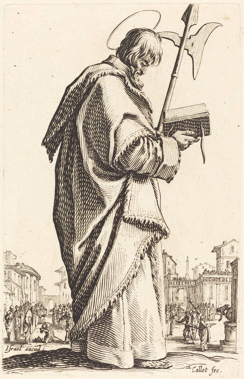 Der heilige Matthias von Jacques Callot
