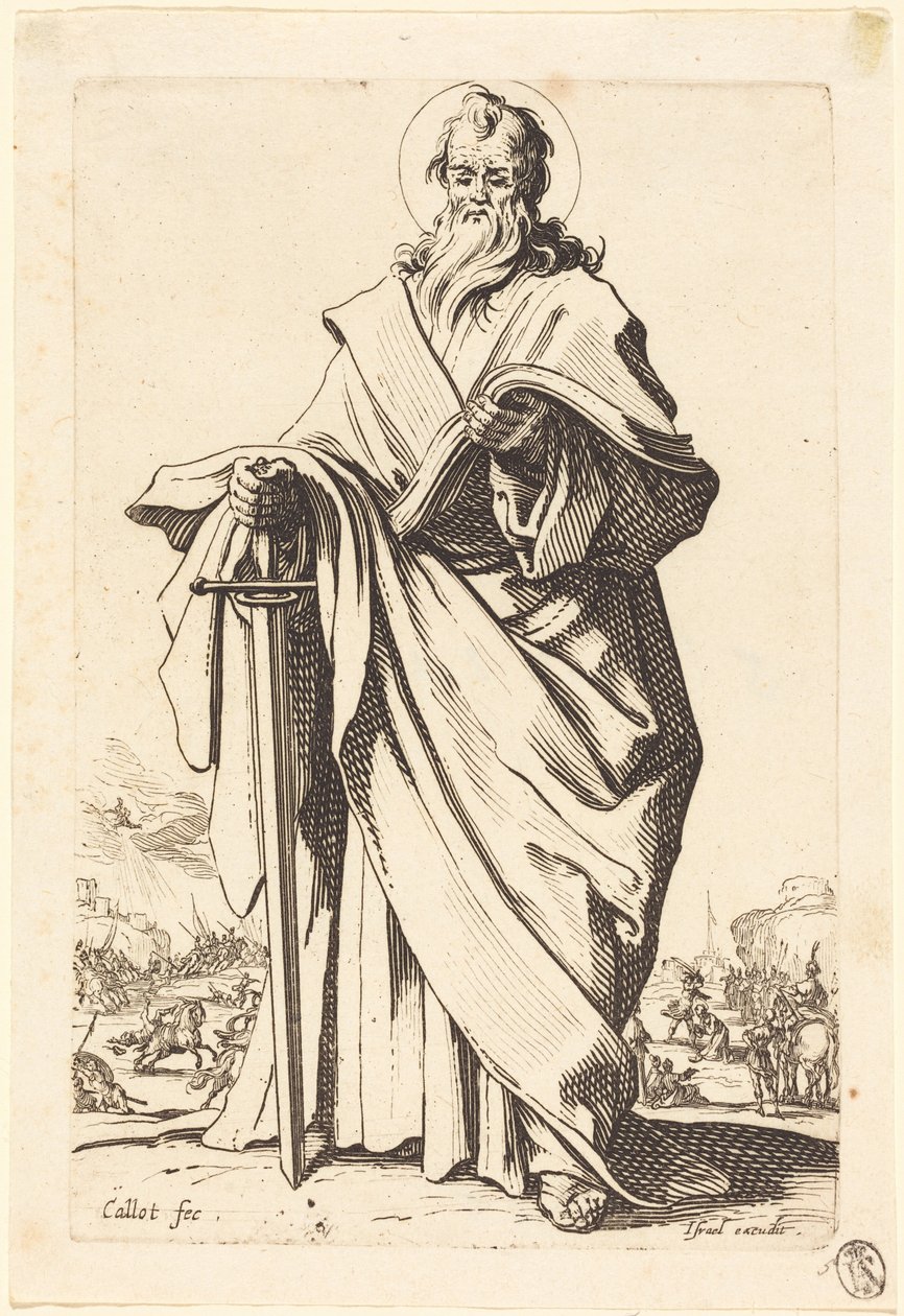 Der heilige Paulus von Jacques Callot