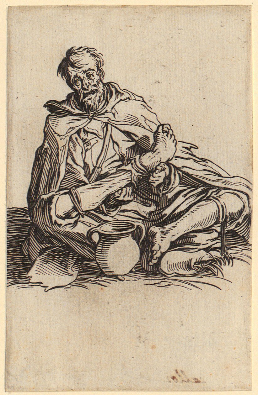 Schwächlicher Bettler, Blatt 13 der Folge 