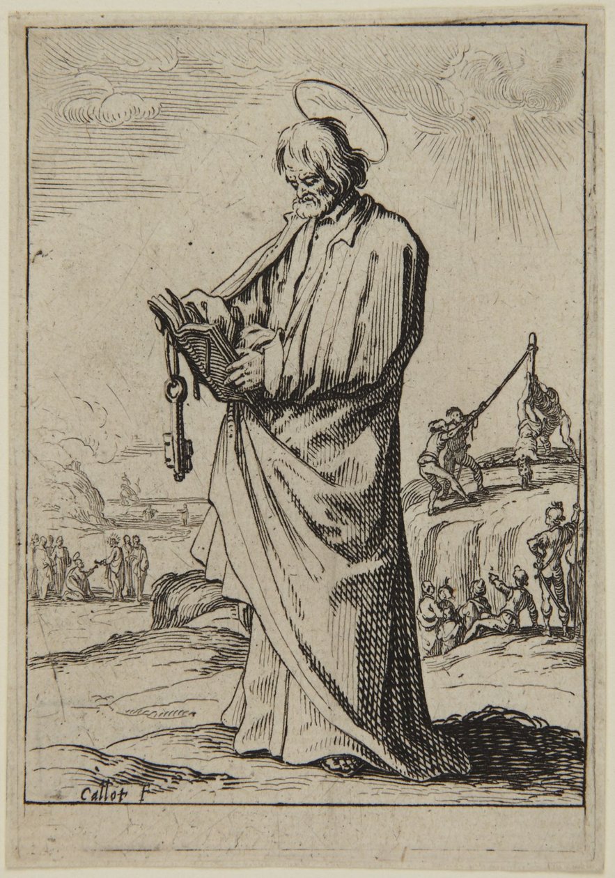 Hl. Petrus von Jacques Callot