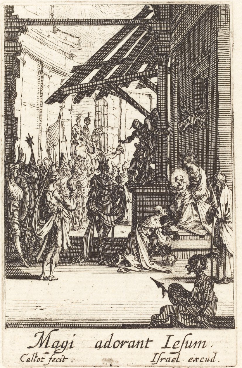 Die Anbetung der Könige von Jacques Callot
