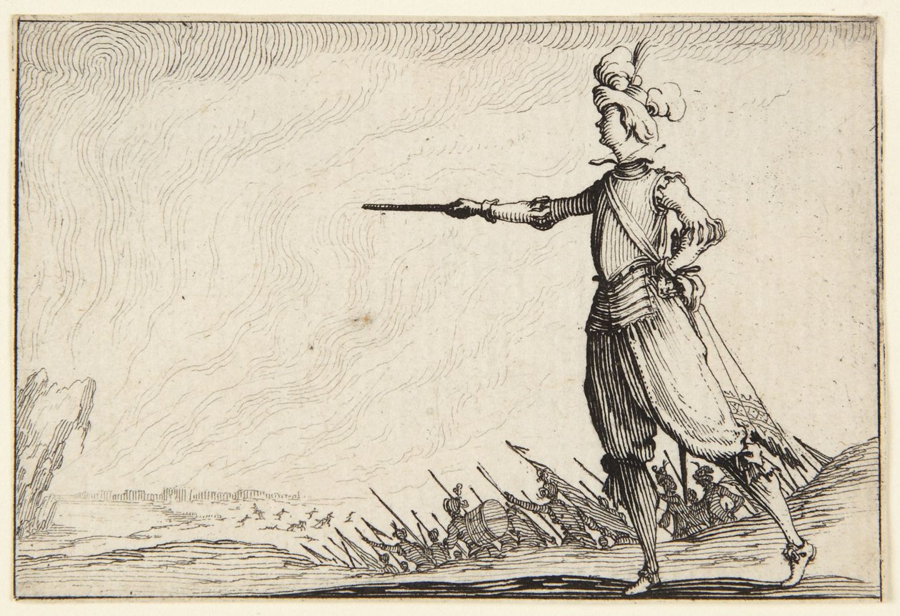 Der Kommandant zu Fuß von Jacques Callot