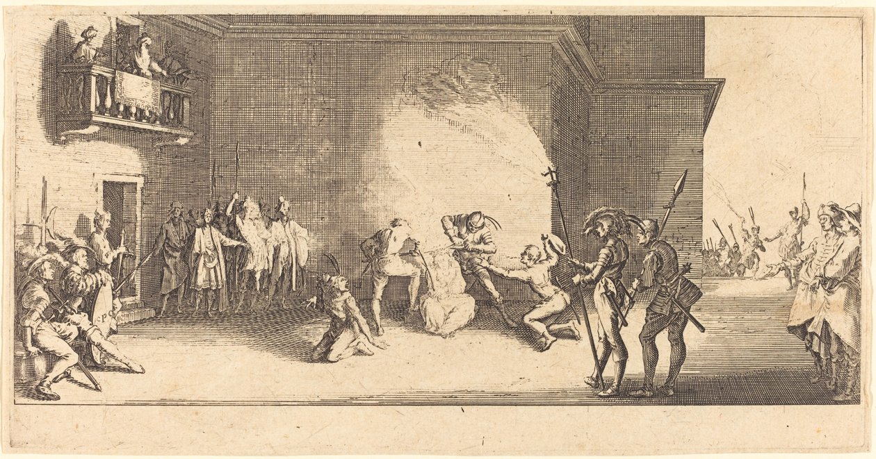 Die Krönung mit Dornen von Jacques Callot