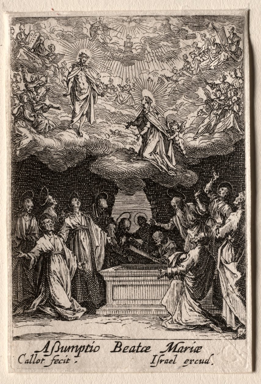 Das Leben der Jungfrau: Die Himmelfahrt der Jungfrau von Jacques Callot