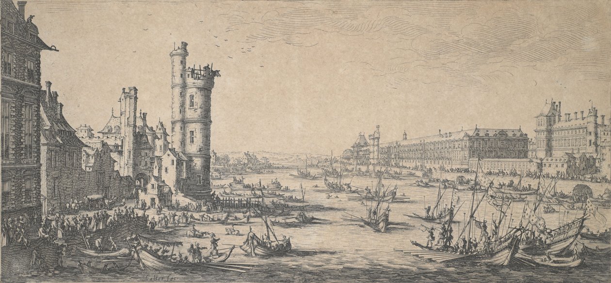 Der Louvre von Jacques Callot