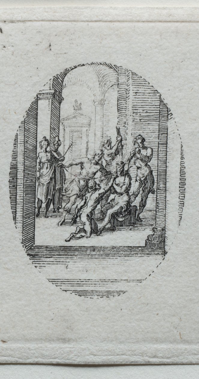 Die Geheimnisse der Passion: Christus mit Dornen gekrönt von Jacques Callot