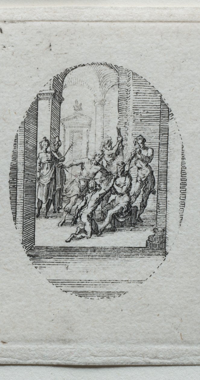 Die Geheimnisse der Passion: Christus mit Dornen gekrönt von Jacques Callot