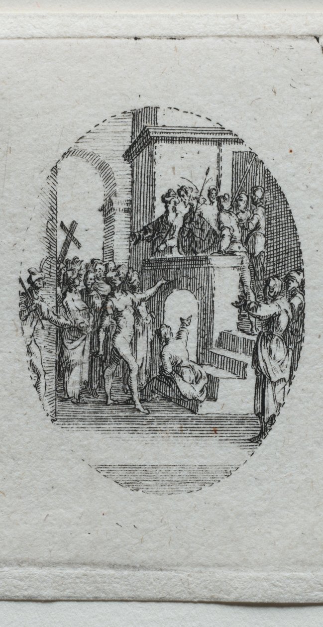 Die Geheimnisse der Passion: Christus dem Volk präsentiert von Jacques Callot