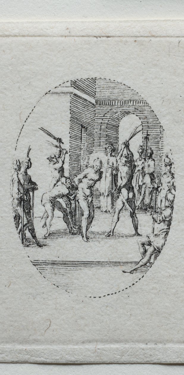 Die Geheimnisse der Passion: Die Geißelung von Jacques Callot