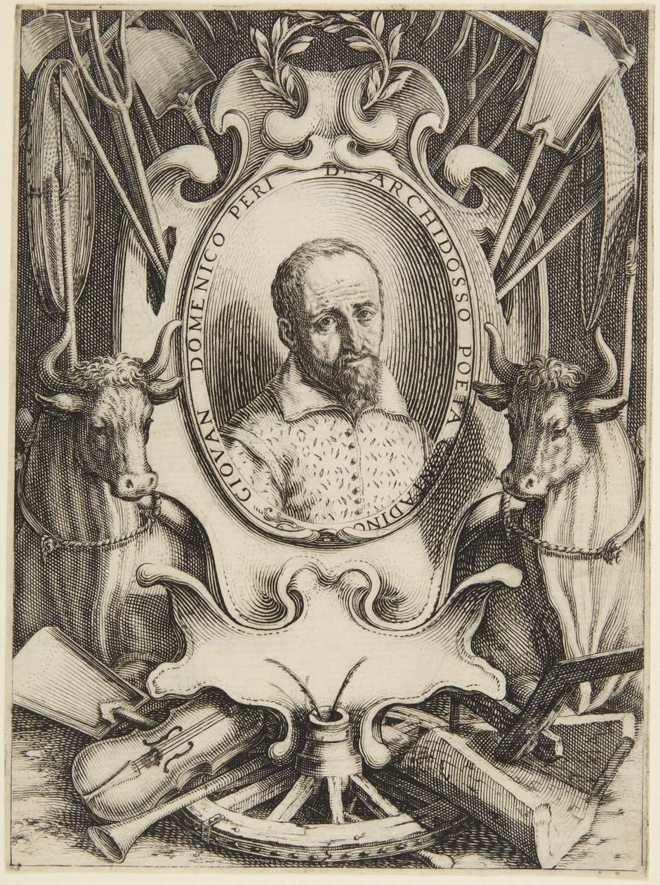 Das Porträt von Giovanni Domenico Peri von Jacques Callot