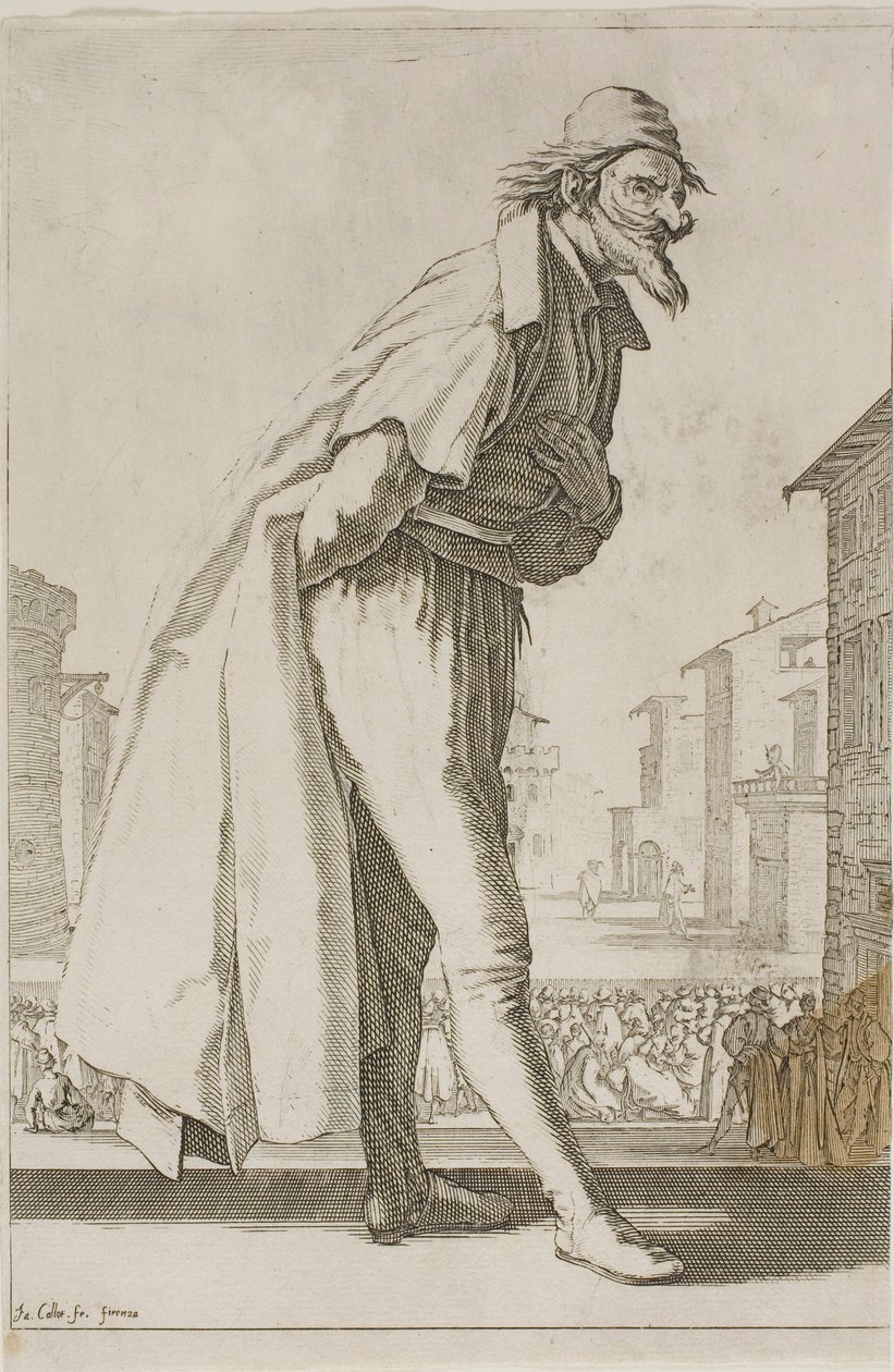 Die Wassermühle, aus Verschiedene Szenen in Florenz entworfen von Jacques Callot