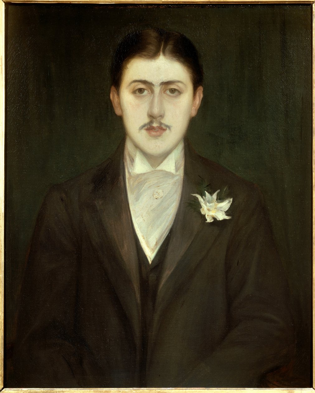 Porträt von Marcel Proust, französischer Schriftsteller von Jacques Emile Blanche