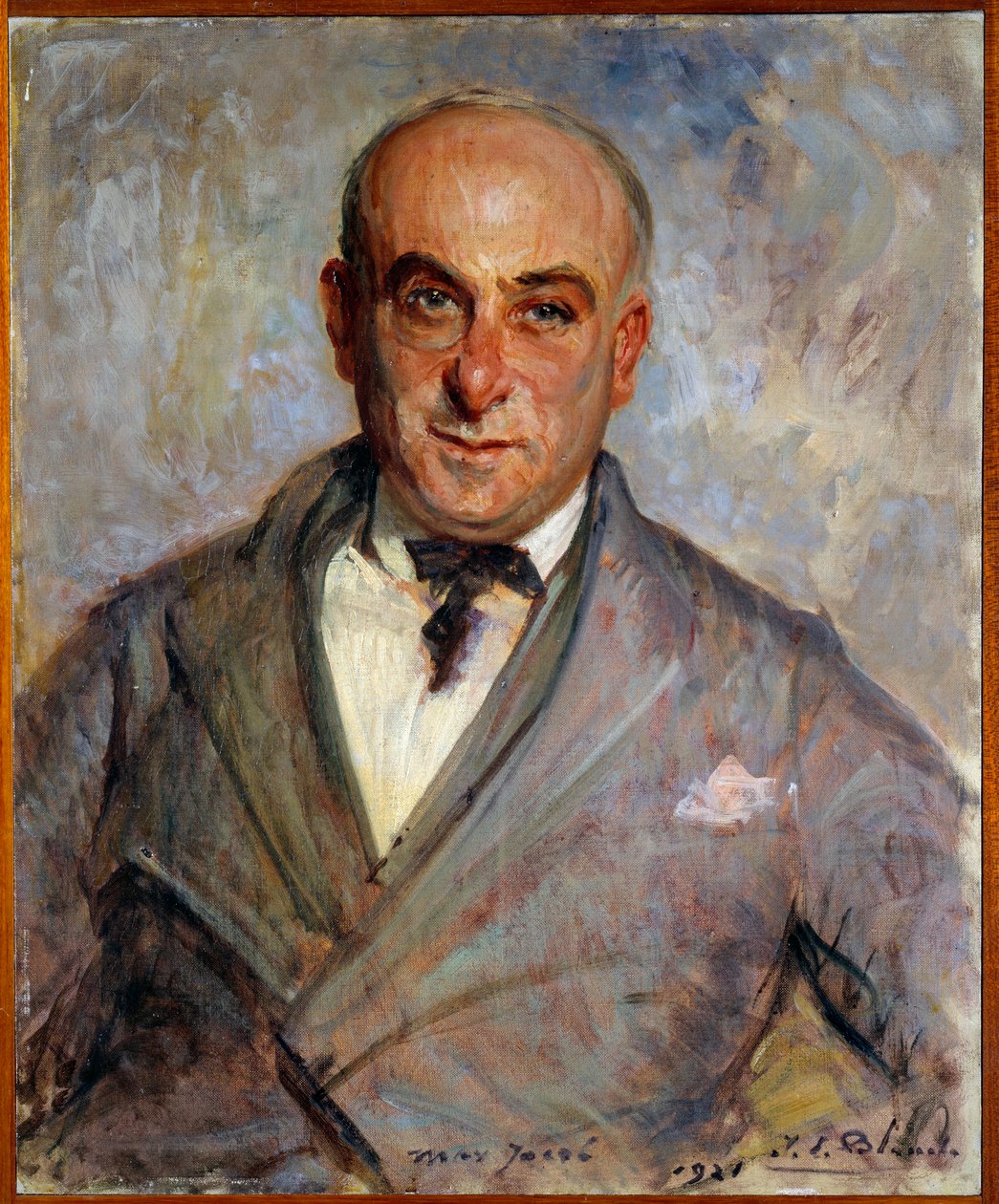 Porträt von Max Jacob (1876-1944) französischer Dichter von Jacques Emile Blanche