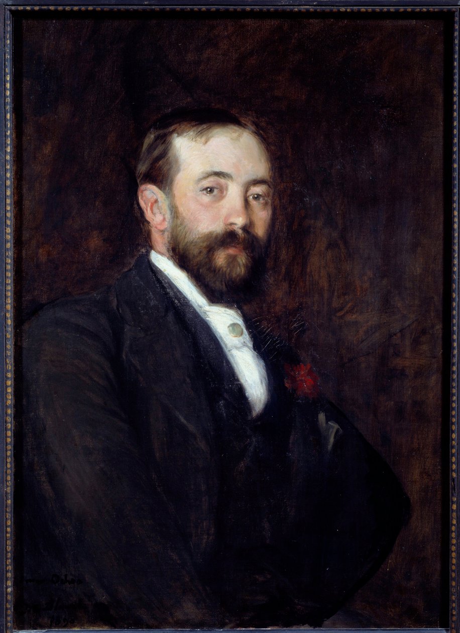 Porträt des spanischen Malers Don Rafael de Ochoa y Madrazo (1858) von Jacques Emile Blanche