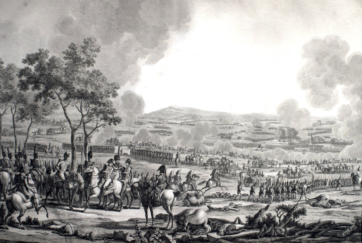 Schlacht von Wagram, 17. Juli von Jacques Francois Joseph (after) Swebach