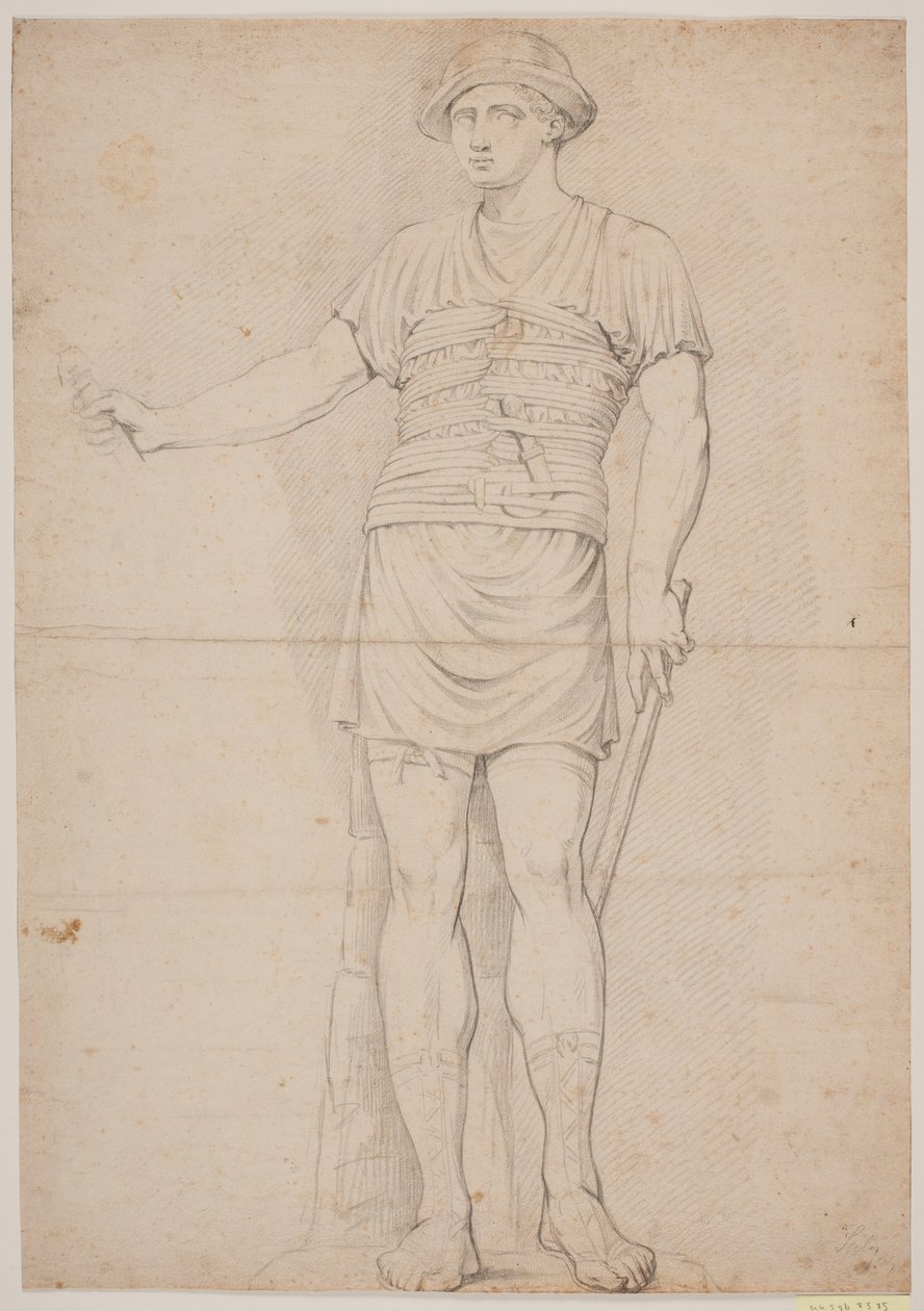 Stehender Krieger von Jacques Francois Joseph Saly
