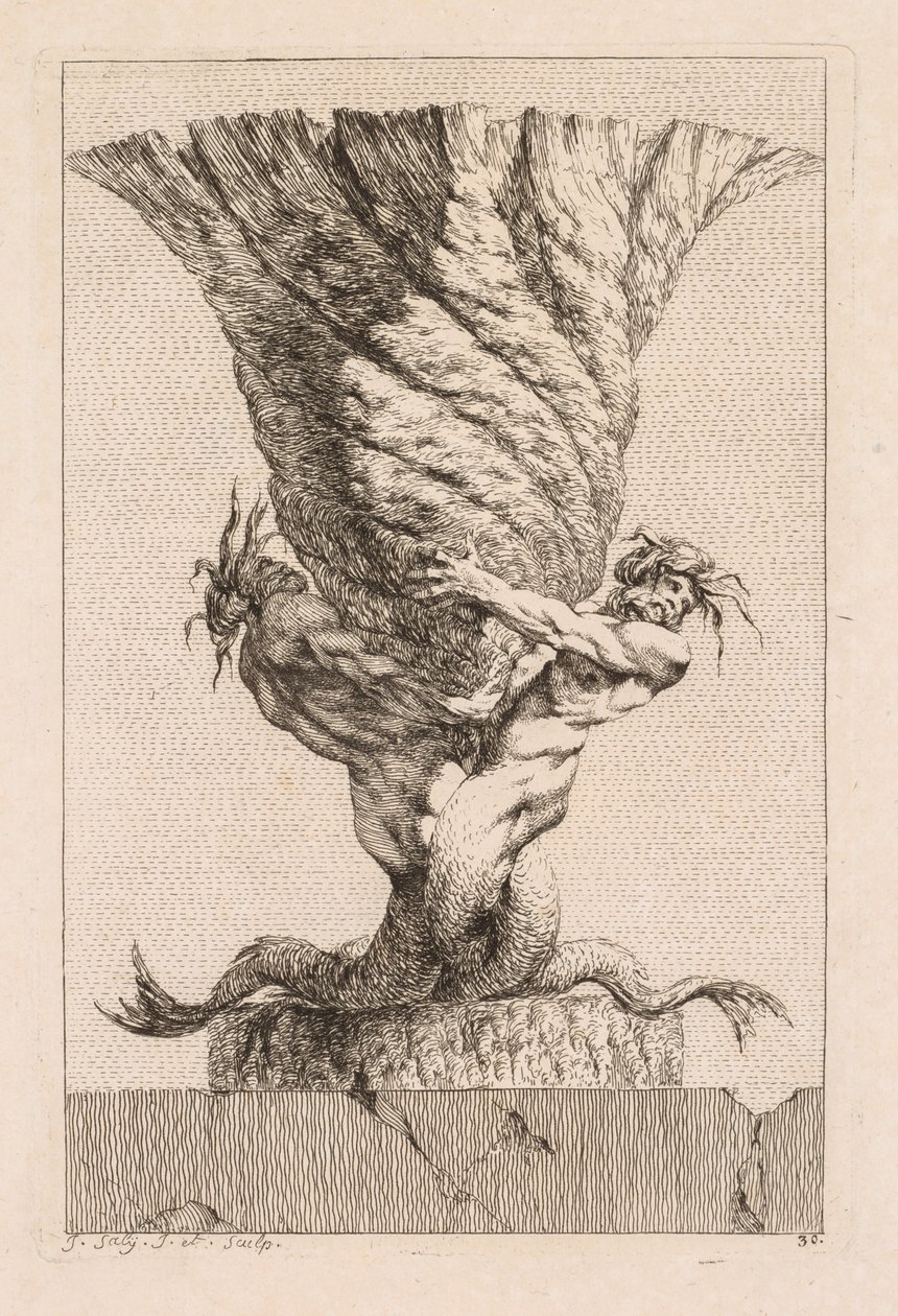 Suite von Vasen: Platte 30, 1746 von Jacques Francois Joseph Saly