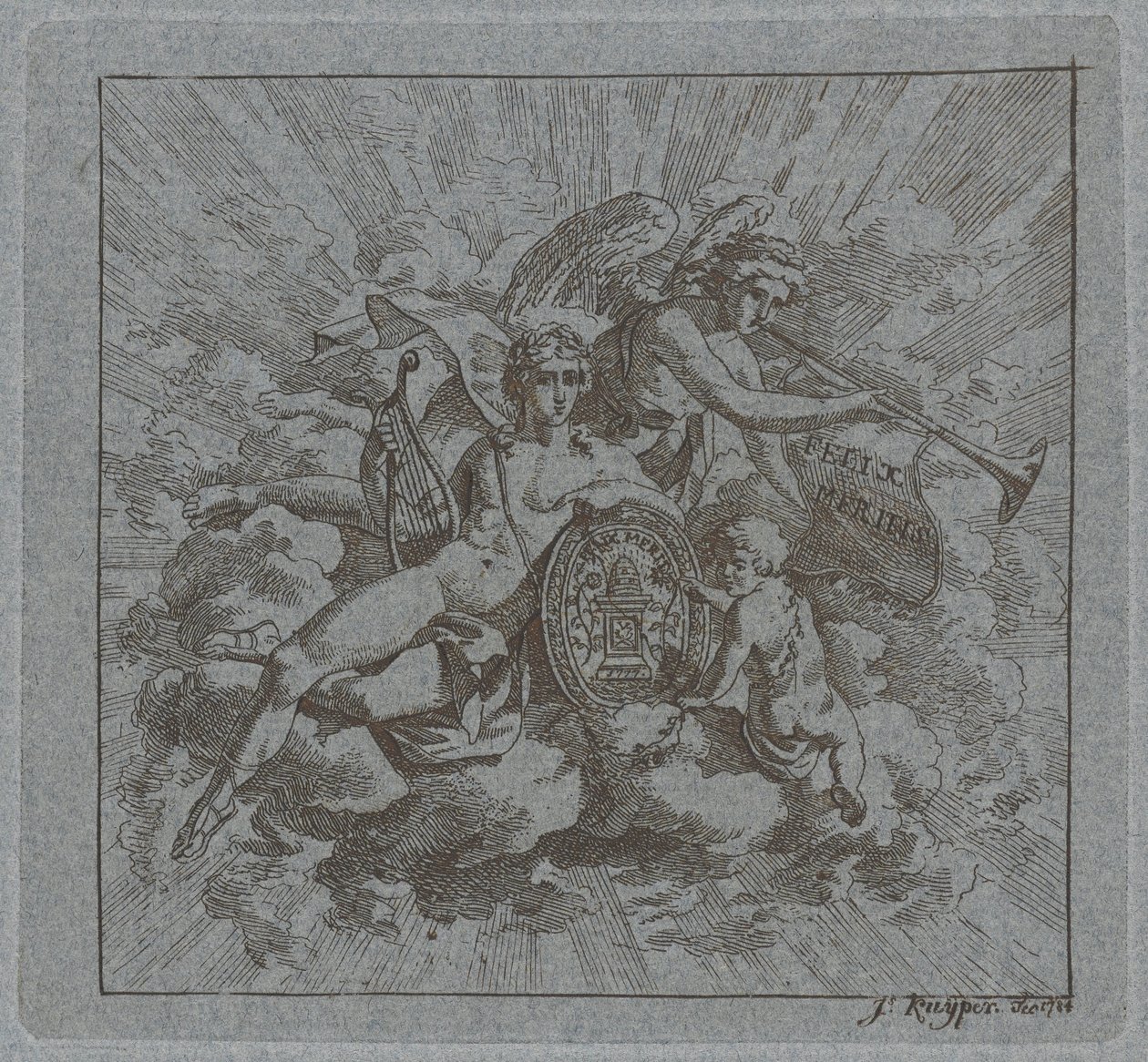 Allegorische Komposition auf Felix Meritis von Jacques Kuyper