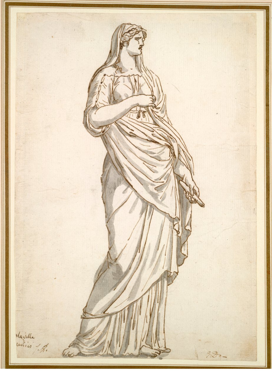 Studie der Sabinerin-Statue aus der Villa Medici von Jacques Louis David
