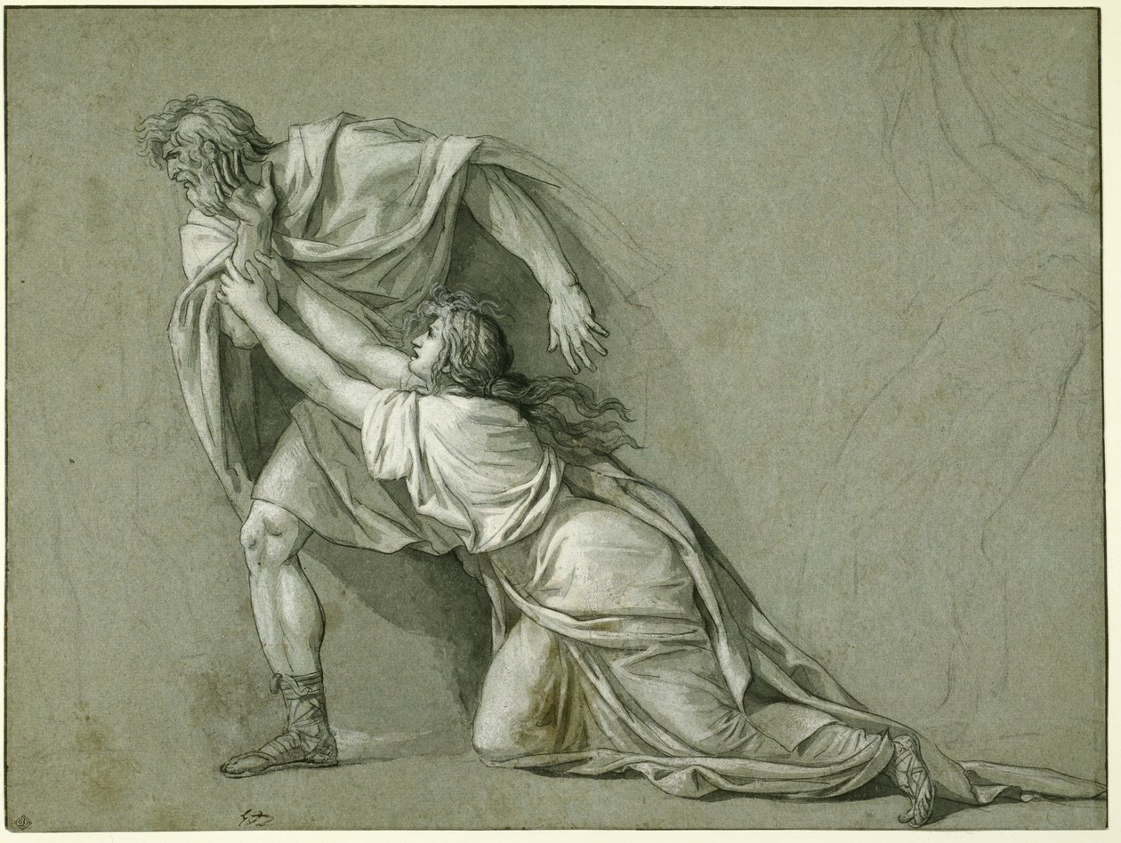 Die Abreise von Marcus Attilius Regulus nach Karthago, 1785-86 von Jacques Louis David