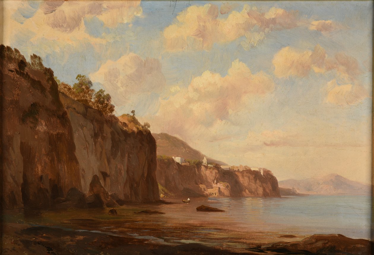 Klippen am Meer von Jacques Raymond Brascassat