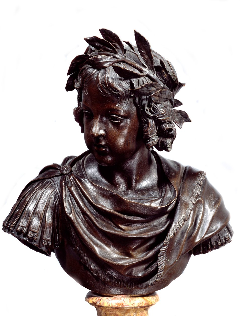 Bronzebüste von Ludwig XIV. als Kind, genannt der Römer von Jacques Sarazin