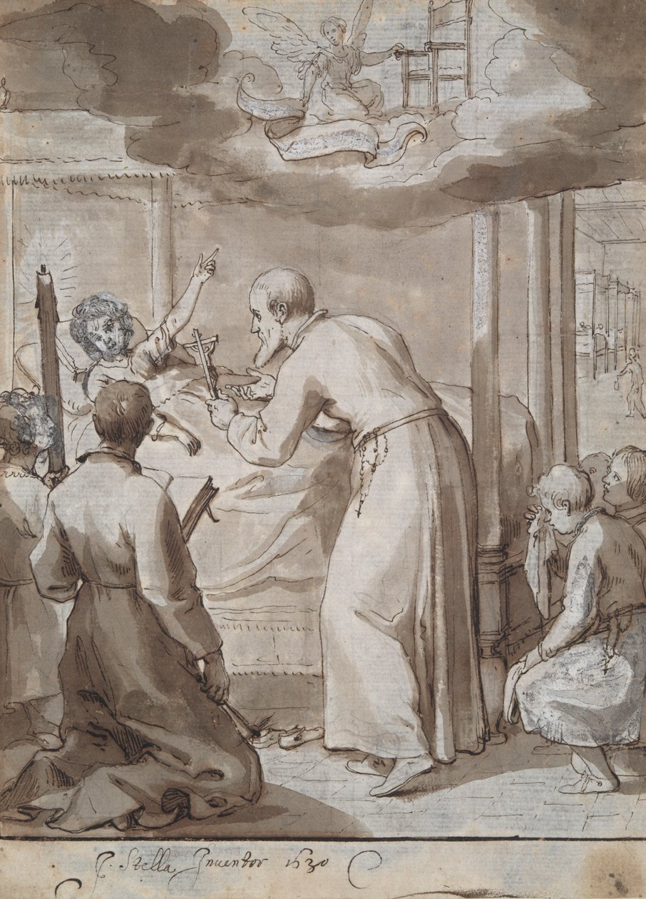 St. Philipp besucht ein Krankenhaus von Jacques Stella