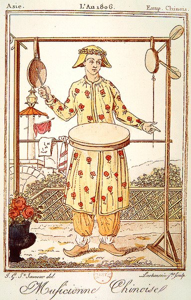 Chinesischer Musiker, 1806 von Jacques after Grasset de Saint Sauveur