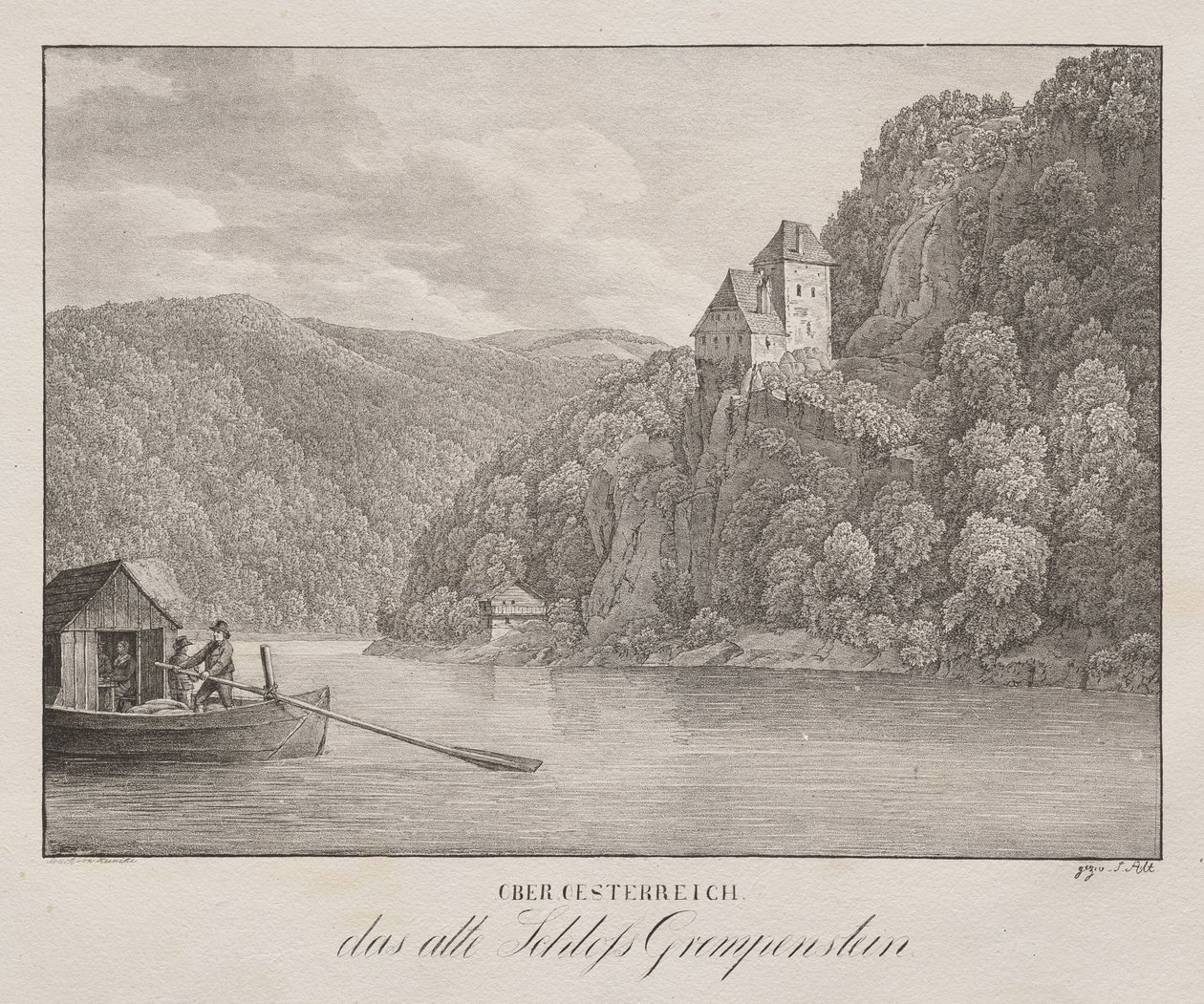 Niederösterreich, Das Alte Schloss Grempenstein von Jakob Alt