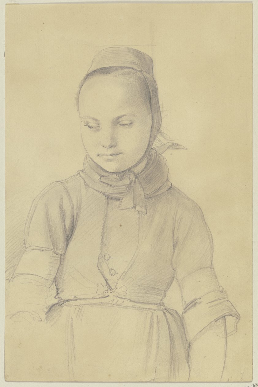 Bauernmädchen von Jakob Becker