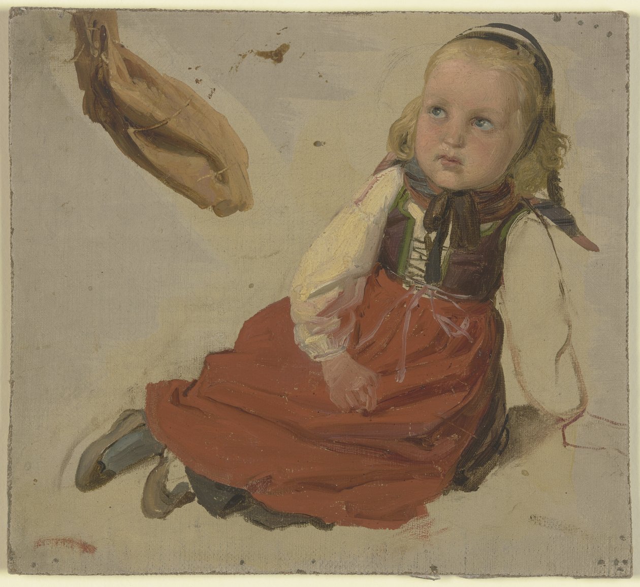 Kleine Bäuerin von Jakob Becker