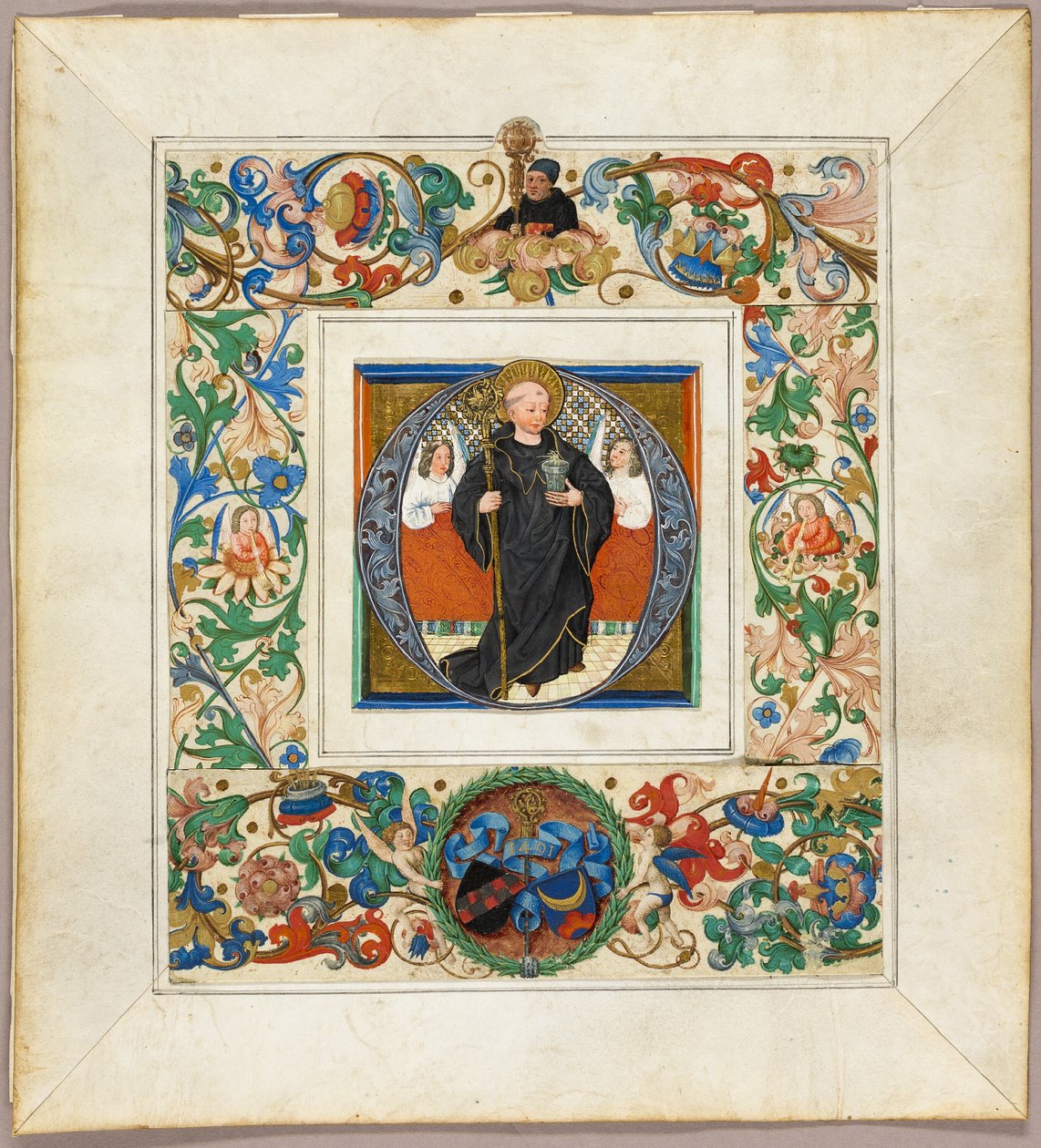 Heiliger Benedikt, Initiale 