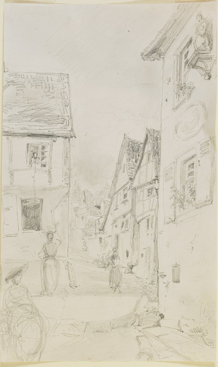 Eine Straßenszene, 1858 von James Abbott McNeill Whistler