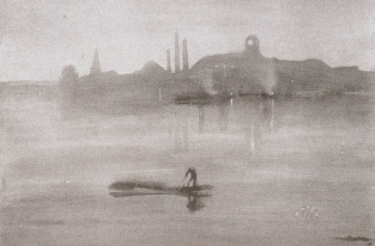 Nocturne: Der Fluss bei Battersea von James Abbott McNeill Whistler