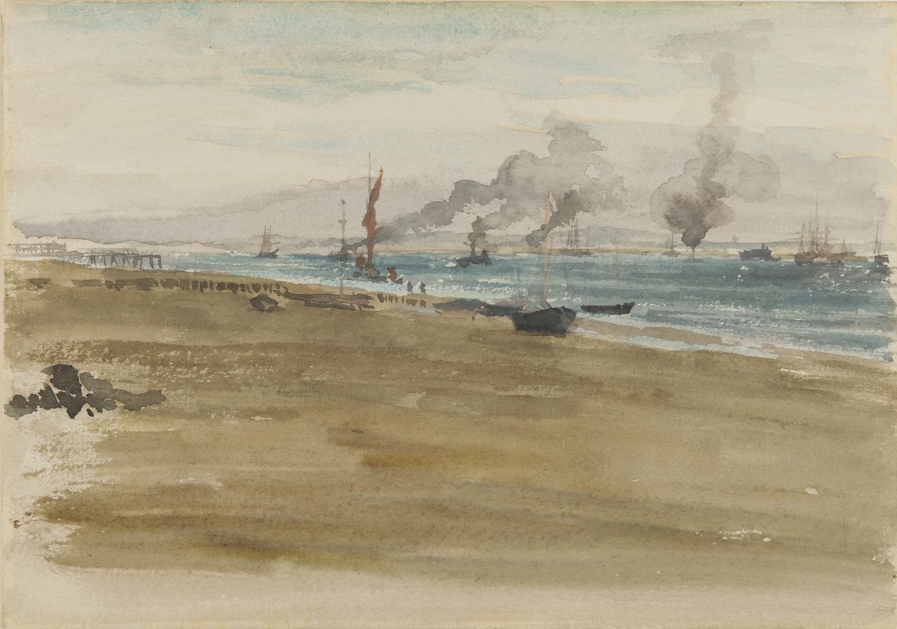 Die Mündung des Flusses, 1876-77 von James Abbott McNeill Whistler